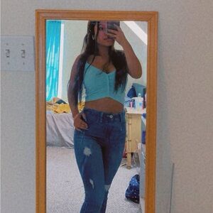 Baby blue PacSun tank top